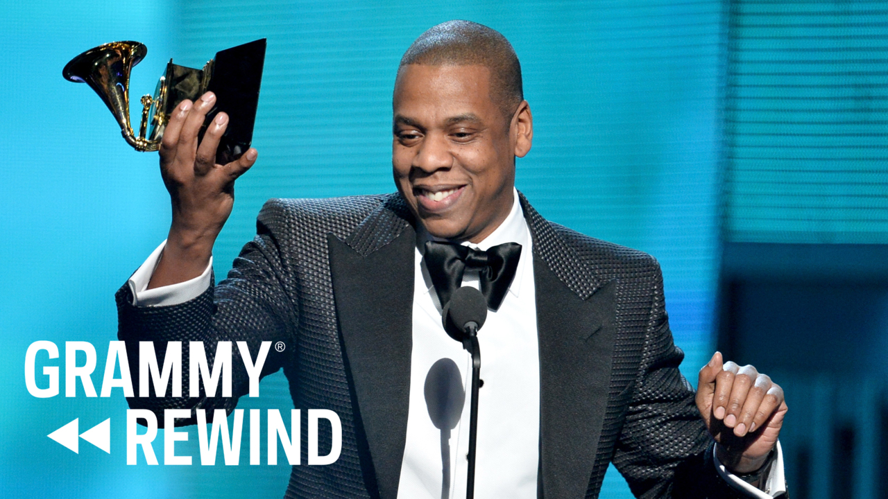 See Jay-Z Dedicate A GRAMMY To Beyoncé & Blue Ivy