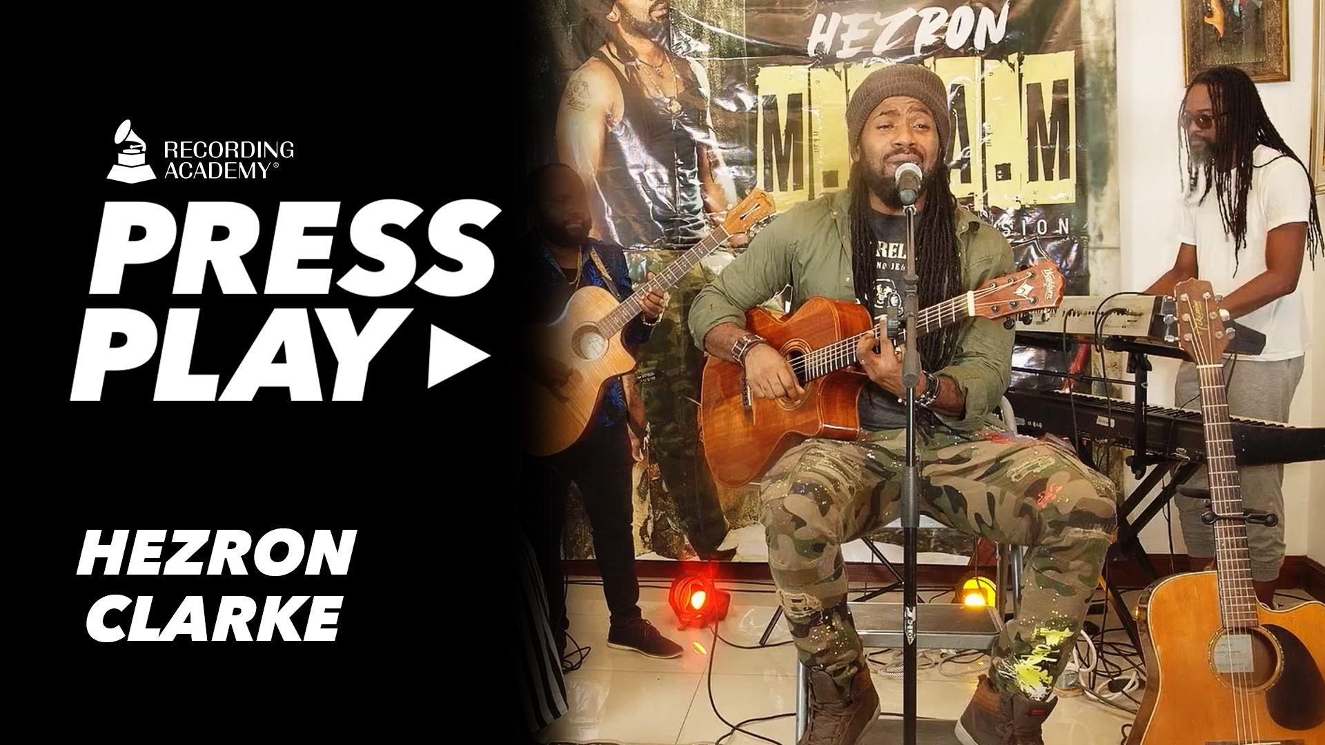 Watch Hezron Clarke Perform "Man On A Mission"