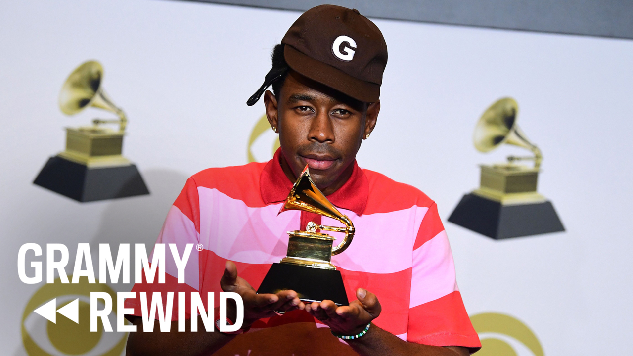 Watch Tyler, The Creator Win Best Rap Album